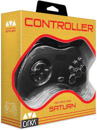 Sega Saturn Controller - Black - CirKa (Z1)